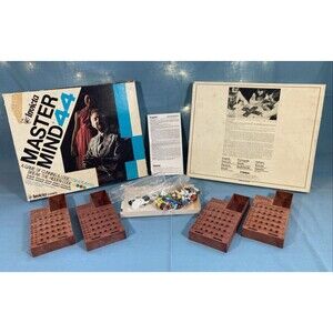 Mastermind 44 Board Game (1977, Invicta) Vintage • Logic & Strategy